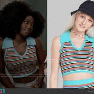 Wild Fable Collar Crop Top Size XXL